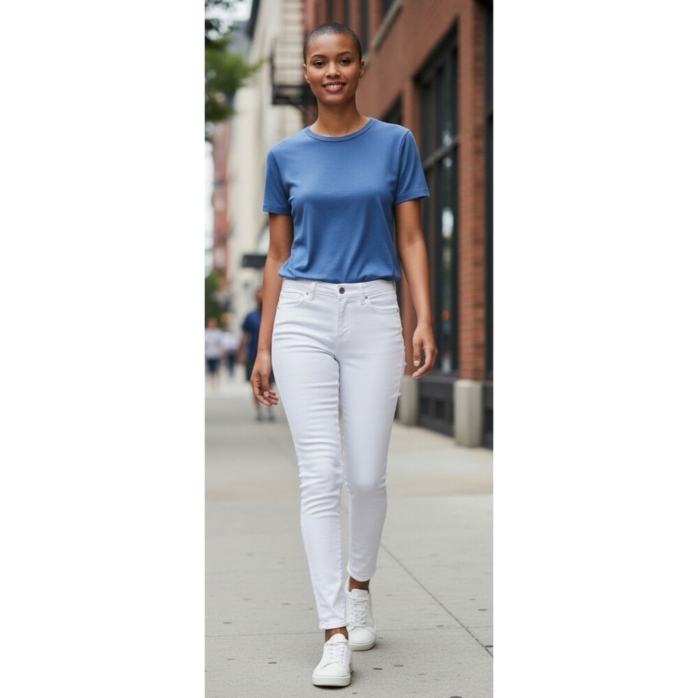 J Brand womens NEW! white skinny "Maria" premium jeans sz 26 summer party Y2K